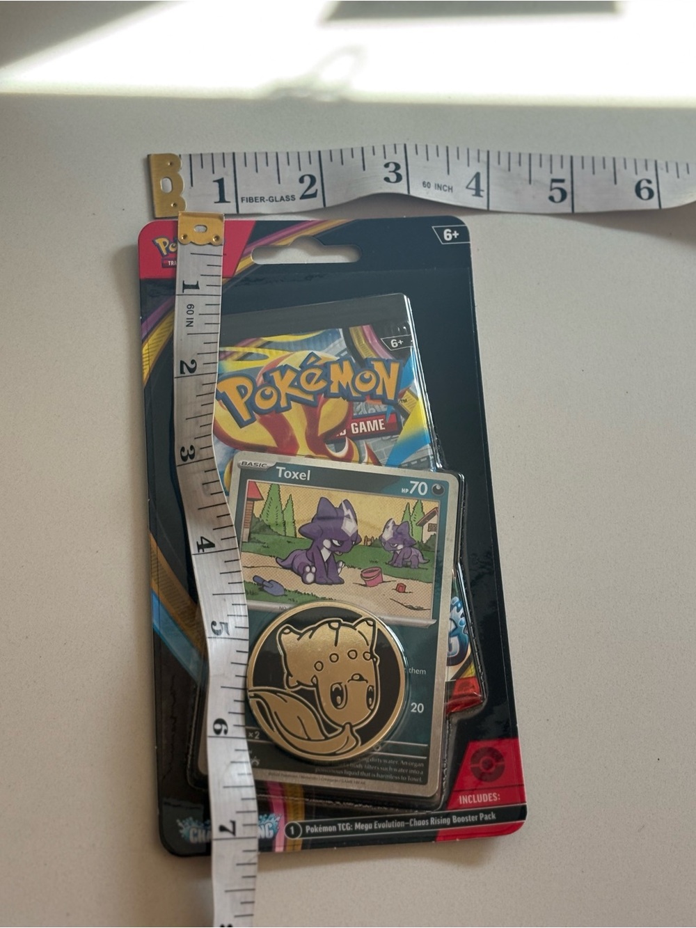 Pokemon TGG: Mega Evolution  Chaos Rising Booster Size OS - Picture 4 of 4